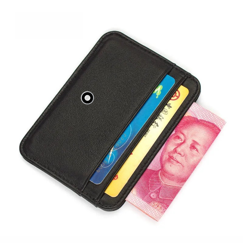 Leather Wallet Men - Элитный мужской кошелек из 100% натуральной