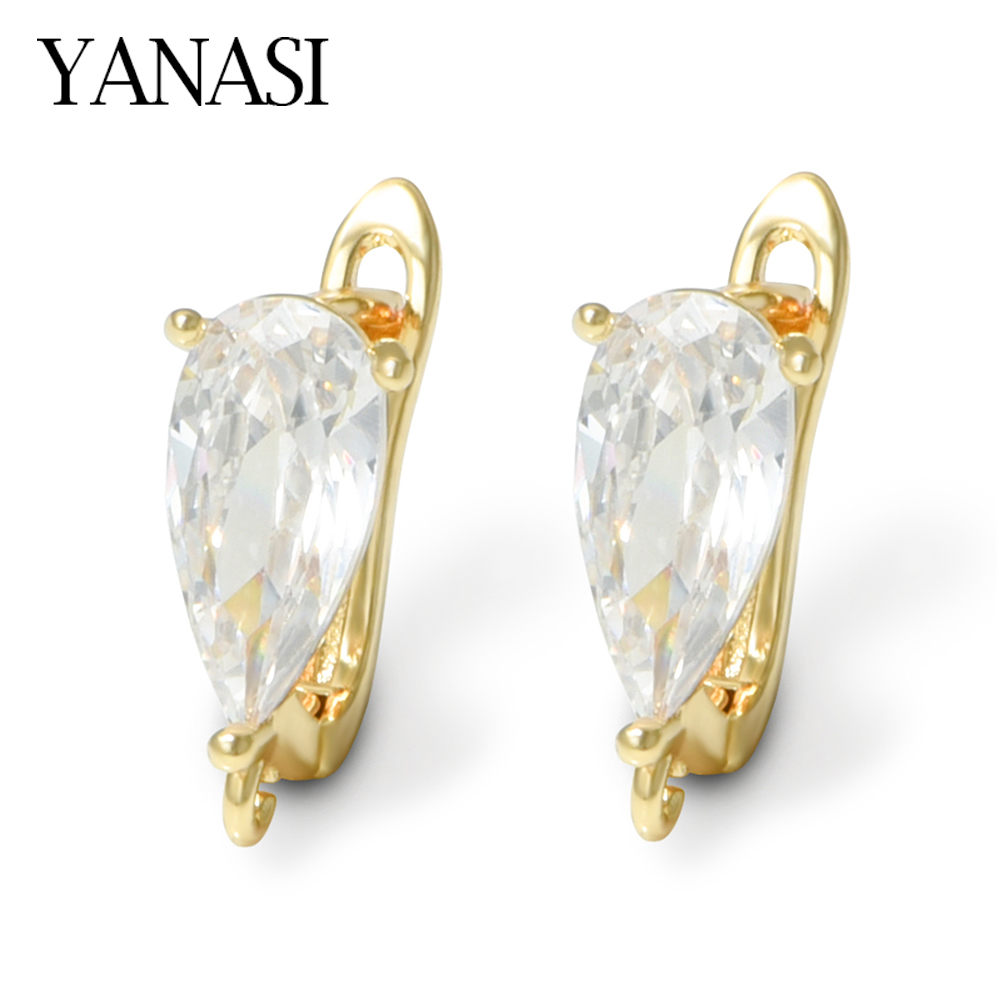 Gold Plated Jewelry - Новые позолоченные латунные крючки для серег