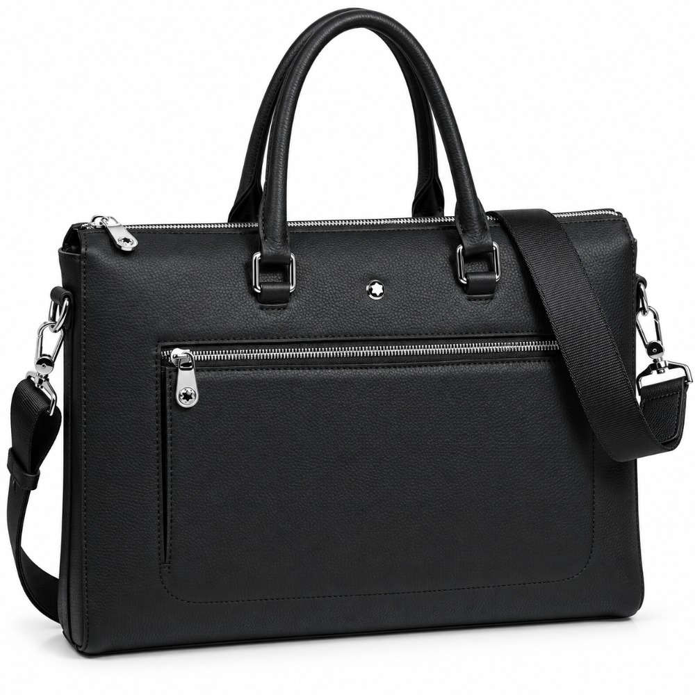 Leather Briefcase - Мужская сумка с верхней ручкой, классический