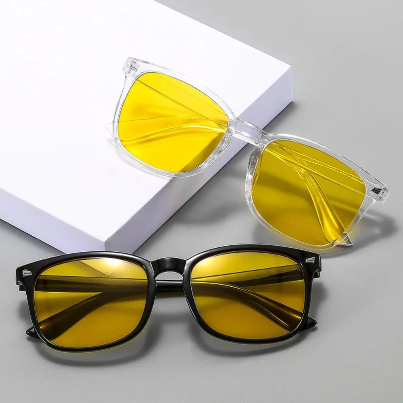 Sunglasses Uv400 - Новые очки ночного видения, черные солнцезащитные