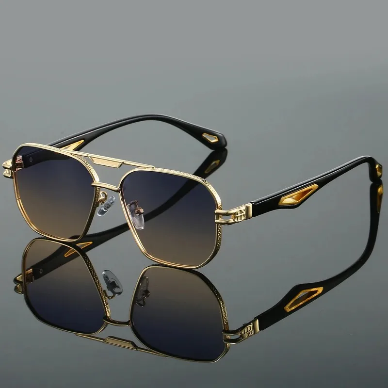 Designer Sunglasses - Винтажные квадратные солнцезащитные очки для мужчин,