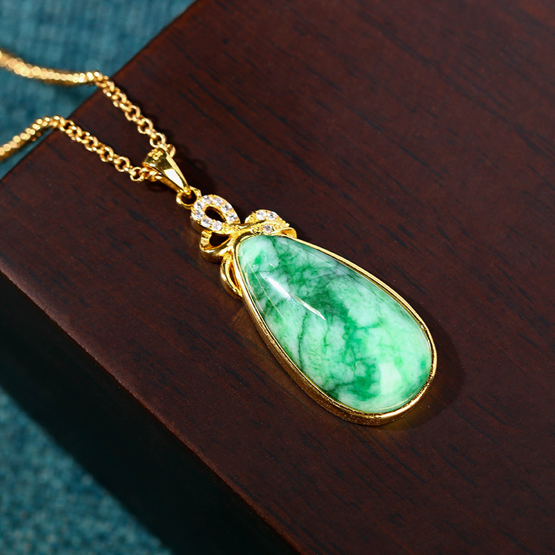 Натуральное ожерелье с подвеск – обзор и цена Gold Plated Jewelry