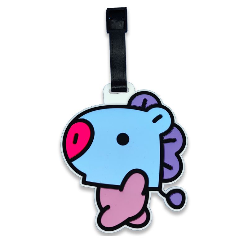 BT21 Мультяшный милый брелок-б – обзор и цена Travel Luggage Set