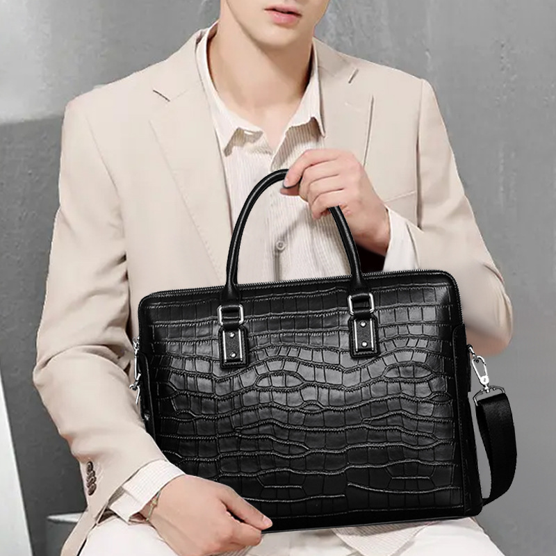 Новая мужская деловая сумка из – обзор и цена Leather Briefcase