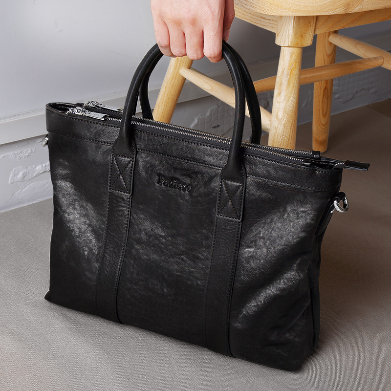 Мужская сумка из натуральной к – обзор и цена Leather Briefcase
